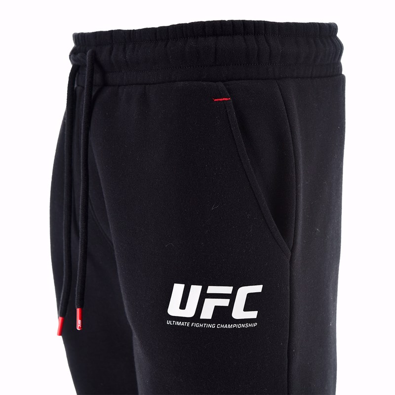 UFC OFFICIAL logo pants-BLACK